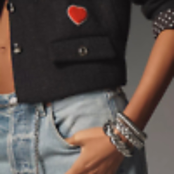 Anthropologie Tweed Pin Black Jacket NWT - XS - Picture 3 of 9